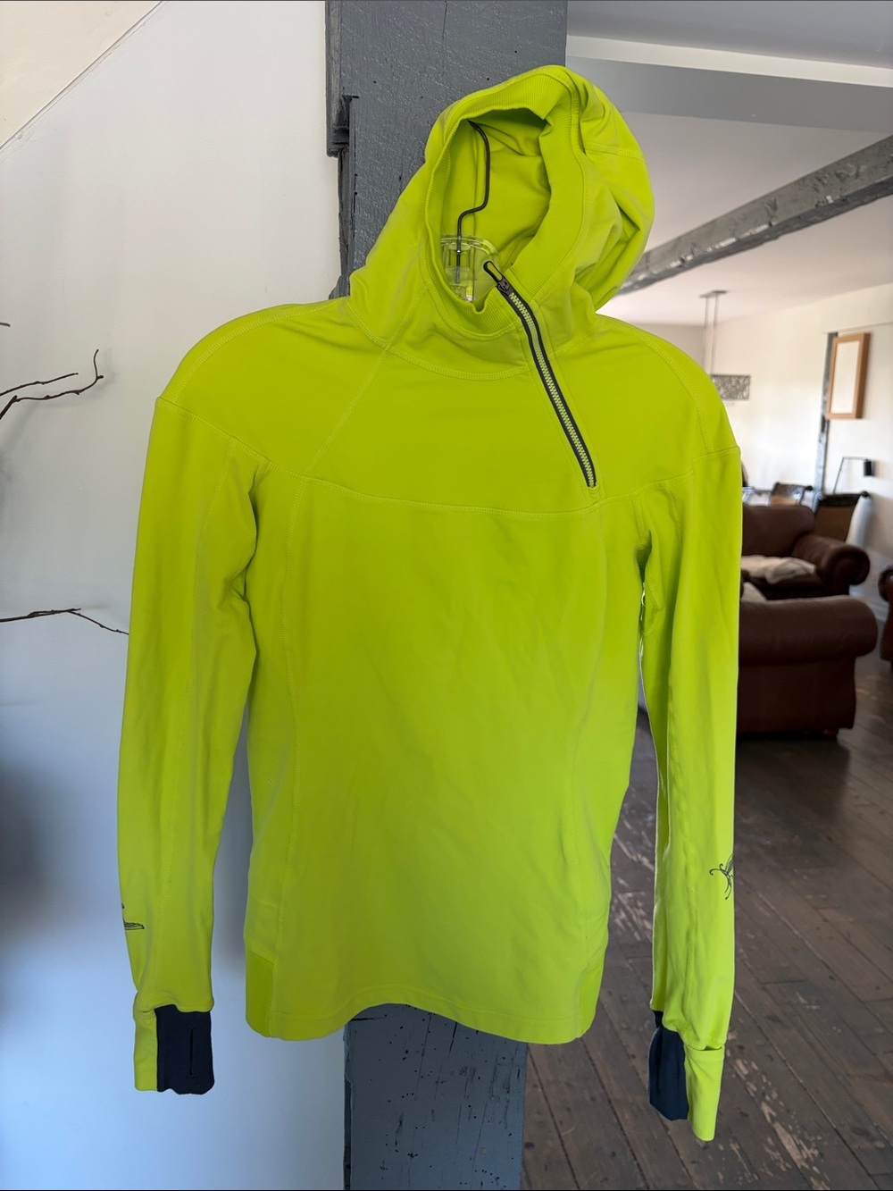 WOMEN Neon Yellow Hooded LULULEMON
